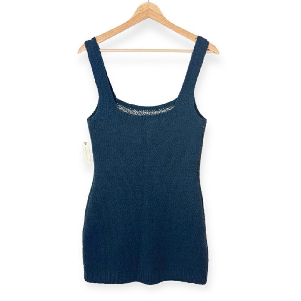 Anthropologie Sleeveless Scoop-Neck Icon Mini Sweater Dress Medium - Picture 8 of 8